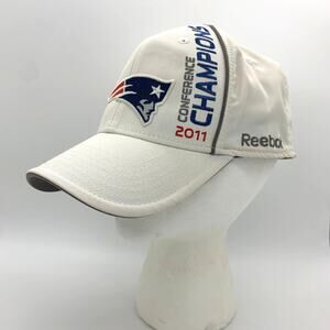 NFL Onfield Reebok NE Patriots 2011 Conference Championships Baseball Cap OSFA